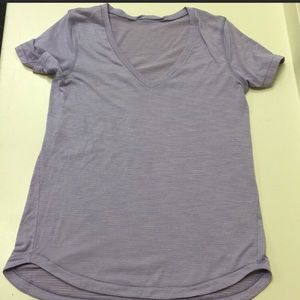 Lululemon purple t shirt size 6